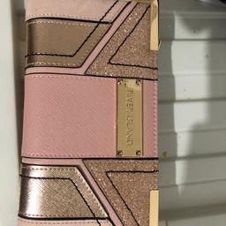 Ideal Present river island purse , unwanted gift , rose gold and pink , can deliver 6, mile radius for petrol money