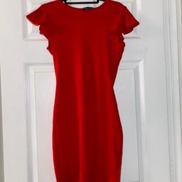 Red dress. Uk size 10