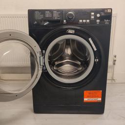 Pristine condition
Works perfectly 
Beautiful gloss black looks elegant 
Short cycles 
9min refresh
15min fashwash 
30min wash
60min daily
Many more programs
1400rpm spin 
A++ energy class
Very easy to use machine
Free delivery and installation all over London