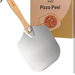 BRAND NEW ONLY £10!!
Pizza Peel High-Quality Food-Grade Aluminum Paddle Spatula 12" x 14" Foldable Wooden Handle Easy Storage Shovel for Oven - Baking - Wood - Large Turning Peel Oven Aluminum Bread Lifter