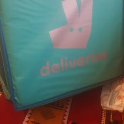 brand new with tags deliveroo bag and 2 te shirts and a hoodie.
all never been used as something came up so wasnt able to start working for them.