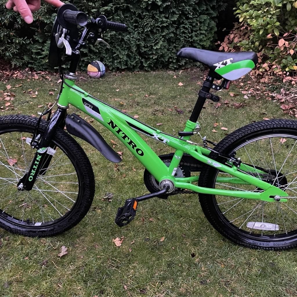 Nitro 2024 green bike