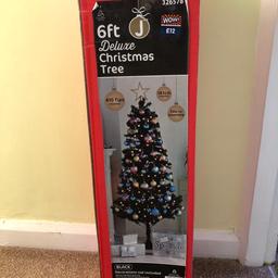 6 foot tree, still sealed in the box.
COLLECTION OR LOCAL DELIVERY
