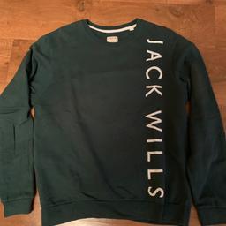 Jack Will’s Jumper in bottle green worn couple of times great condition