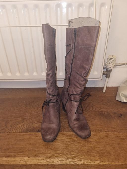 Buy & Sell East London Hackney Central - East London - Photos for Brown Leather boots size 4UK/37EU