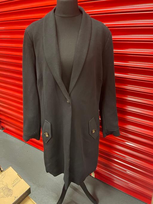 Buy & Sell West Midlands Birmingham - Photos for Capsule black long coat size 20 bnwt