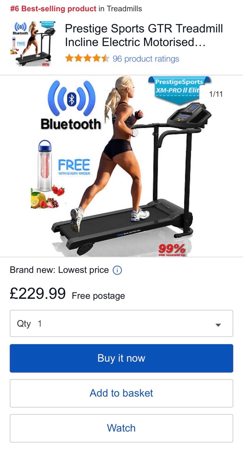 Prestige Sport XMPRO II Elite Treadmill in WD4 Dacorum für 145,00 £ zum Verkauf Shpock DE