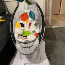 Mamaroo baby swing seat. Comes with newborn insert. One of the plush balls are missing and no aux cable, this doesn’t affect the use.

Collection BD4