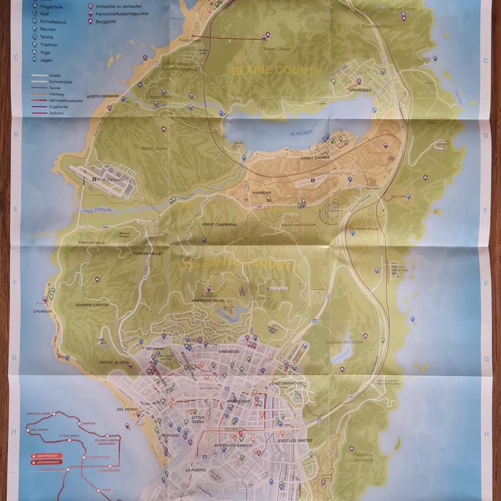 GTA5 Karte NEU in 94072 Bad Füssing for €4.00 for sale | Shpock