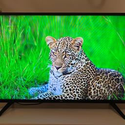 JVC 43 inch LED SMART FULL HD TV
MODEL: LT-43C700
Works with Alexa
It’s working perfectly and it comes with the original box.