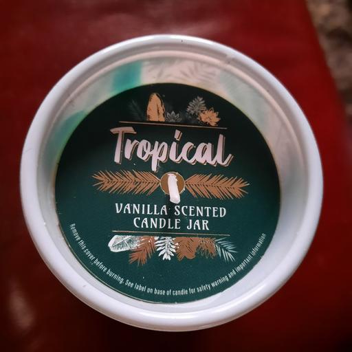 Buy & Sell Blaenau Gwent Cefn Golau - Blaenau Gwent - Photos for Tropical vanilla scent candle jar