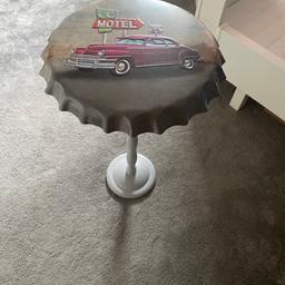 Bottle top side table. Collection only no holding