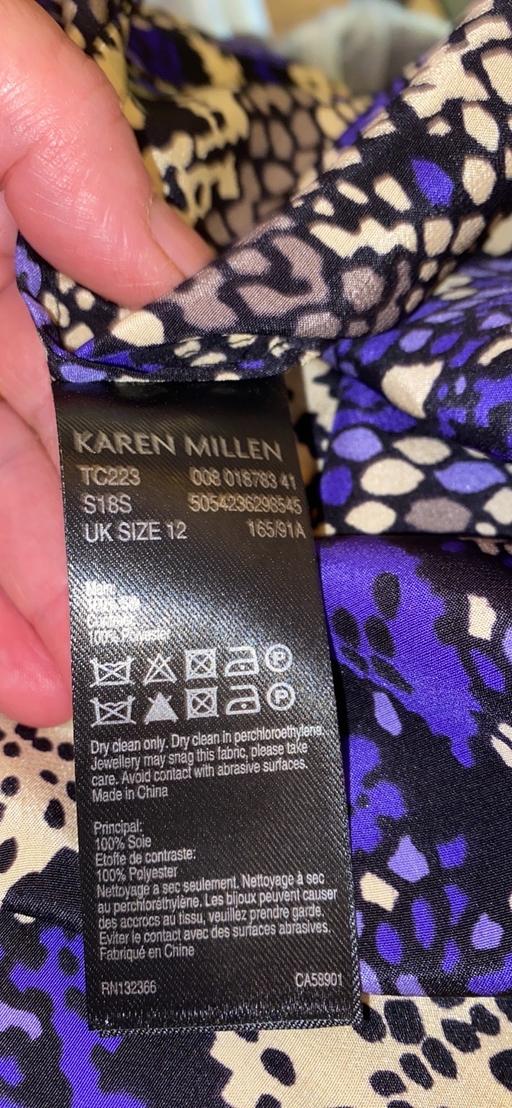 Buy & Sell Kent Medway - Kent - Photos for Snake print Karen Millen blouse