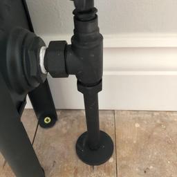 Brand new and boxed, surplus to requirements. Victorian plumbing radiator stand pipes in anthracite. 180mm. Photo shows exact part fitted to our new radiator. Cost £14.95 new. Collection only. No offers.