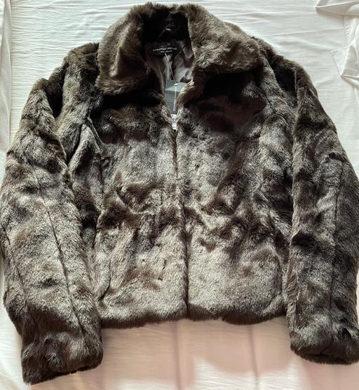 Buy & Sell West Midlands Birmingham - Photos for Brown faux fur jacket