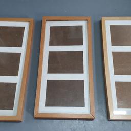 3 ikea wooden picture frames
fits 3 5x7 cm photos in each one.
collection from DY9 9BS
