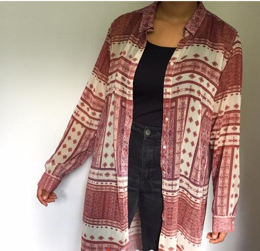 Buy & Sell Leicestershire Leicester - Photos for Zara ethnic print oversized long shirt top