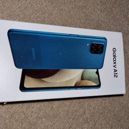 samsung galaxy A12 64gb

Colour Blue

New boxed 
has been opened charged and checked 

unlocked to all networks

100ono