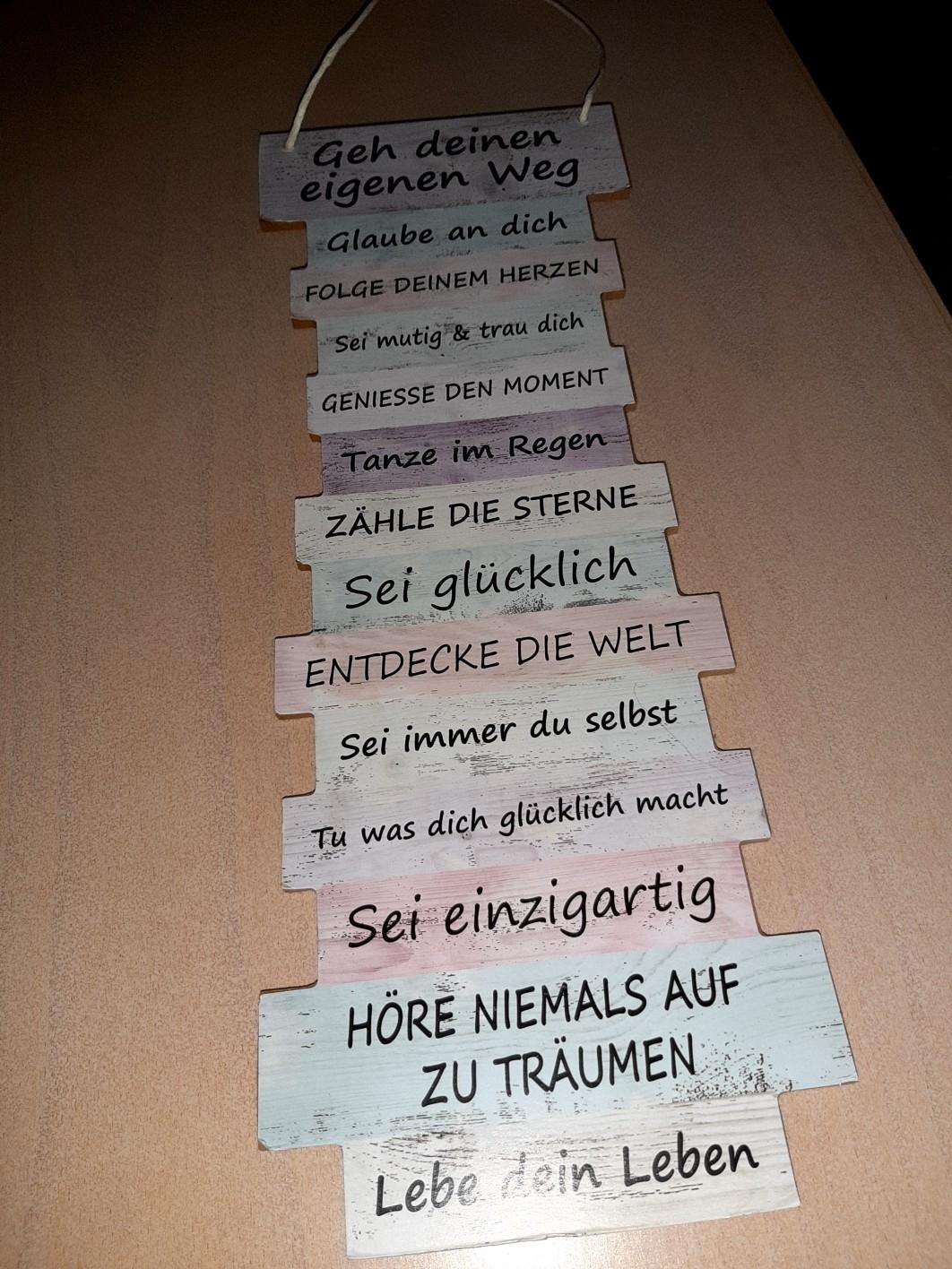 Schild mit Sprüche in 6130 Stadt Schwaz für 2,00 € zum Verkauf Shpock DE
