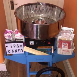 Candy floss 
Popcorn 
Waffle sticks 
Chocolate fountain 
Slush Machine