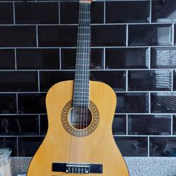 selling a guitar plays and sounds great small imperfection on back doesn't effect the guitar collection only tw14 no offer