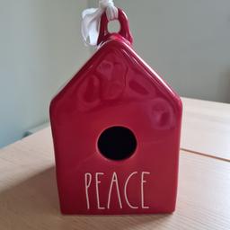 Rae Dunn Ornamental Birdhouse, perfect addition to your Christmas decor

Collection only