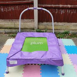 plum toddler trampoline in good condition with a little rip round the edge as seen on pics for sale as my children have now outgrown 
£20 collection halewood or could possibly deliver locally depending on location