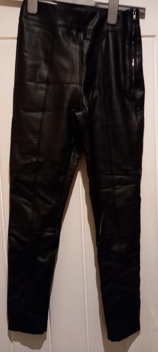 Buy & Sell Pembrokeshire - Wales Clarbeston Road - Pembrokeshire - Photos for Leather look Trousers - Size 4 UK 