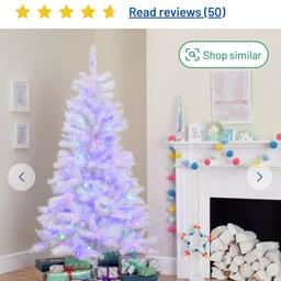 bought last year but want a real tree this year in exc paid £65 this is 6ft pre lit tree made by habitat bought from argos
collection only