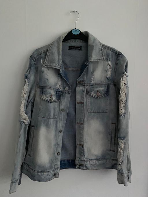 Buy & Sell West Midlands Dudley - Photos for Missy Empire Distressed Blue Denim Jacket