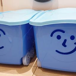 🎉 2 Aufbewahrungsboxen 

🎉 für Kinderspielsachen

🎉 Maße siehe Bilder 

Abholung oder Versand
Versand gegen 6 € Aufpreis möglich Privatverkauf daher keine Rücknahme, Gewährleistung oder Umtausch