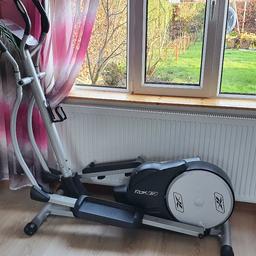 Good condition cross trainer with Manual. Little crack on glass doesn't affect any activity. Collection only.