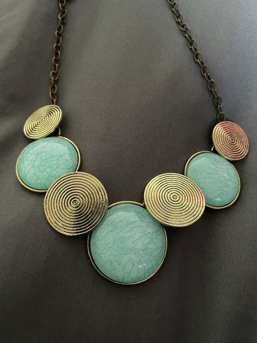 Buy & Sell West Midlands Birmingham - Photos for Turquoise Swirl Statement Necklace