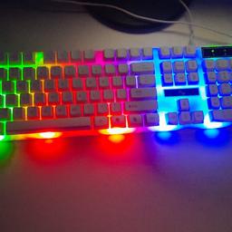 Gaming Maus und Tastatur mit LED Beleuchtung