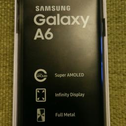 Samsung Galaxy A6 32gb, brand new unused. still in box, full metal back, details in pictures.