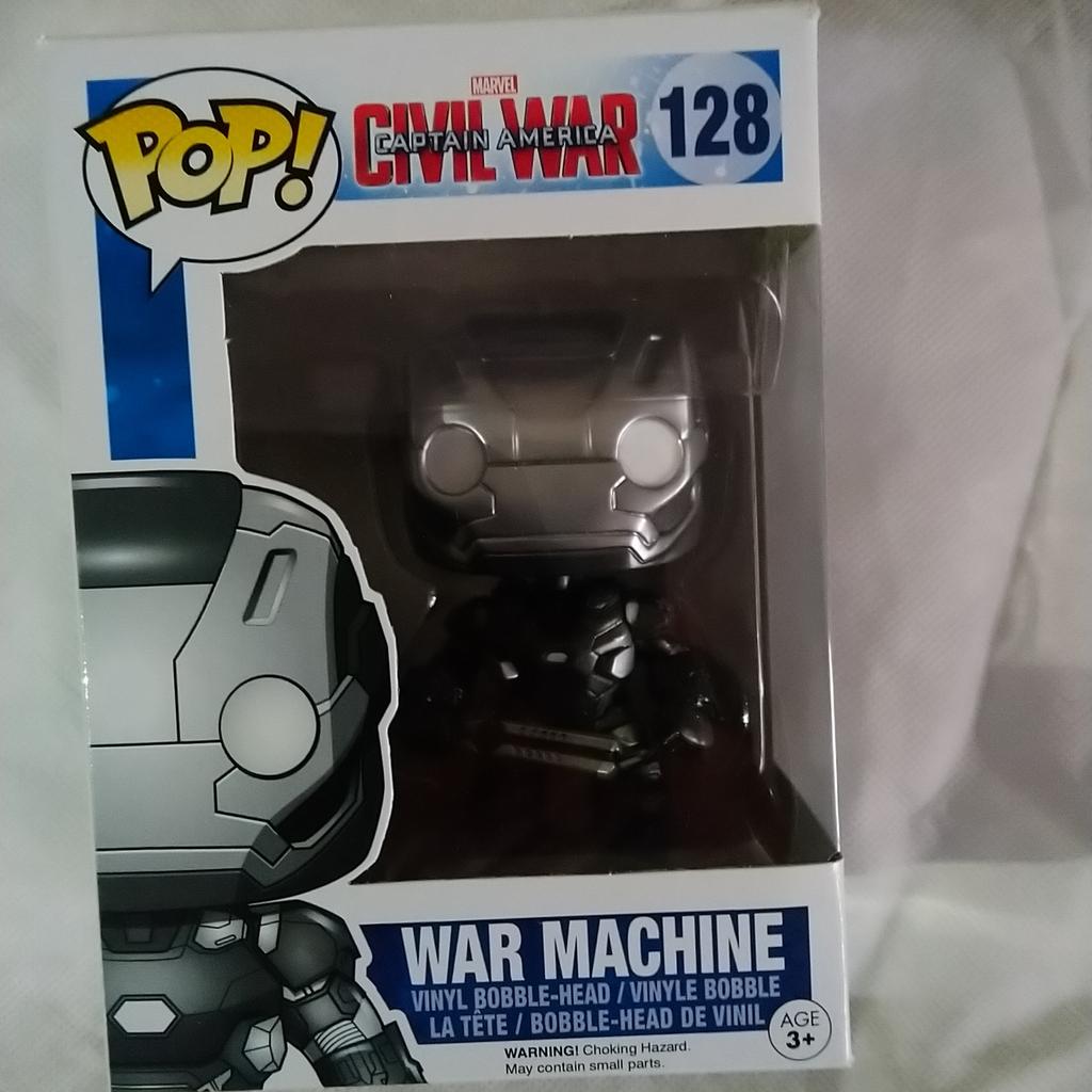 War Machine Funko Pop Vinyl figure
Sold as seen
Collection only.
Please check out my other listings too as I have lots of other items for sale..