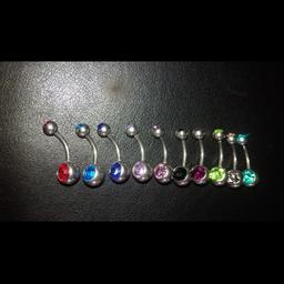 x10 BELLY BARS 
NEW IN PACK 
50P each