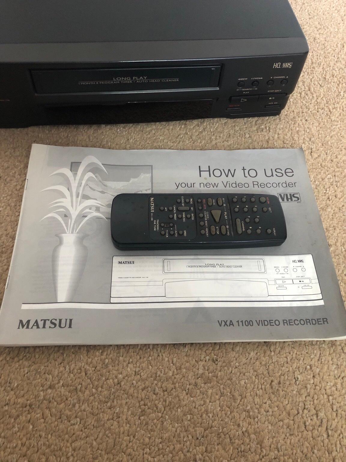 VCR VHS player+ vhs tapes in WV2 Wolverhampton for £30.00 for sale Shpock
