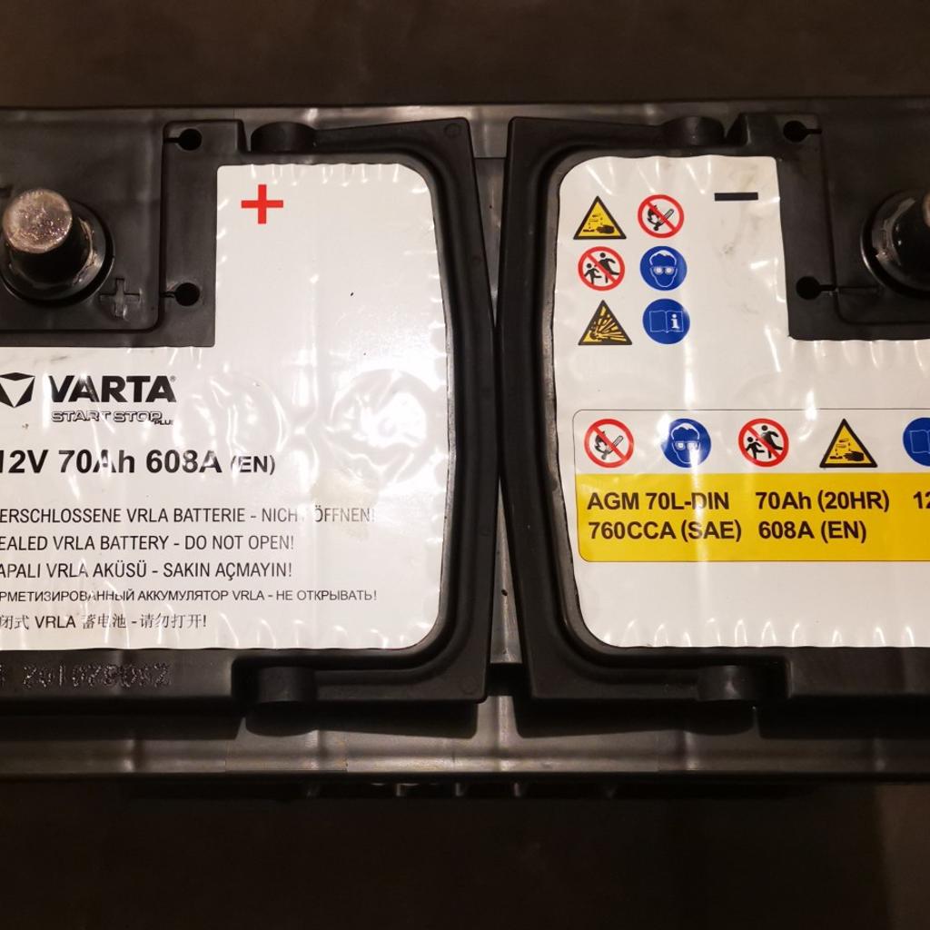 Varta 12V 70Ah 608A AGM Car Battery in UB7 London für 30,00 £ zum Verkauf