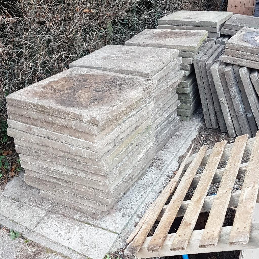 Secondhand Concrete paving slabs in WV6 Wolverhampton for £250.00 for