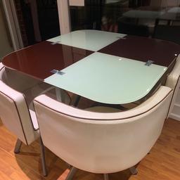Table and 4 chairs good condition offers welcome and need gone this Saturday collection only