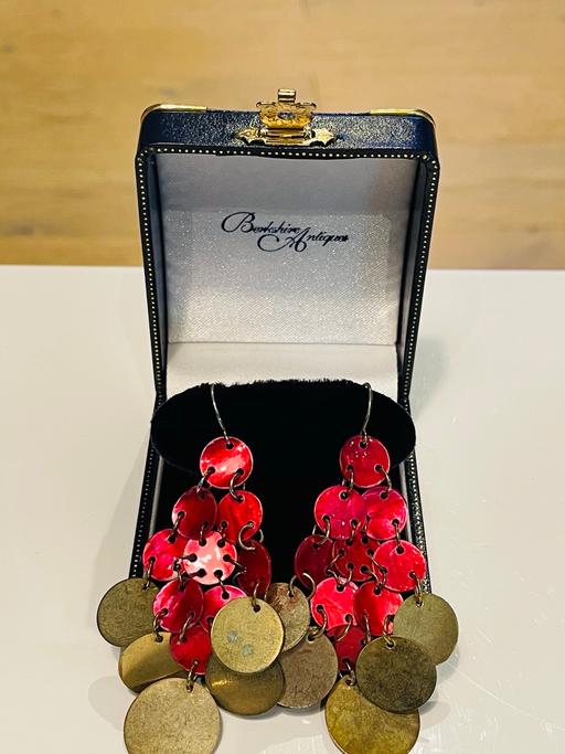 Buy & Sell North West London Colindale - North West London - Photos for Red & Gold Shell Dangly Earrings