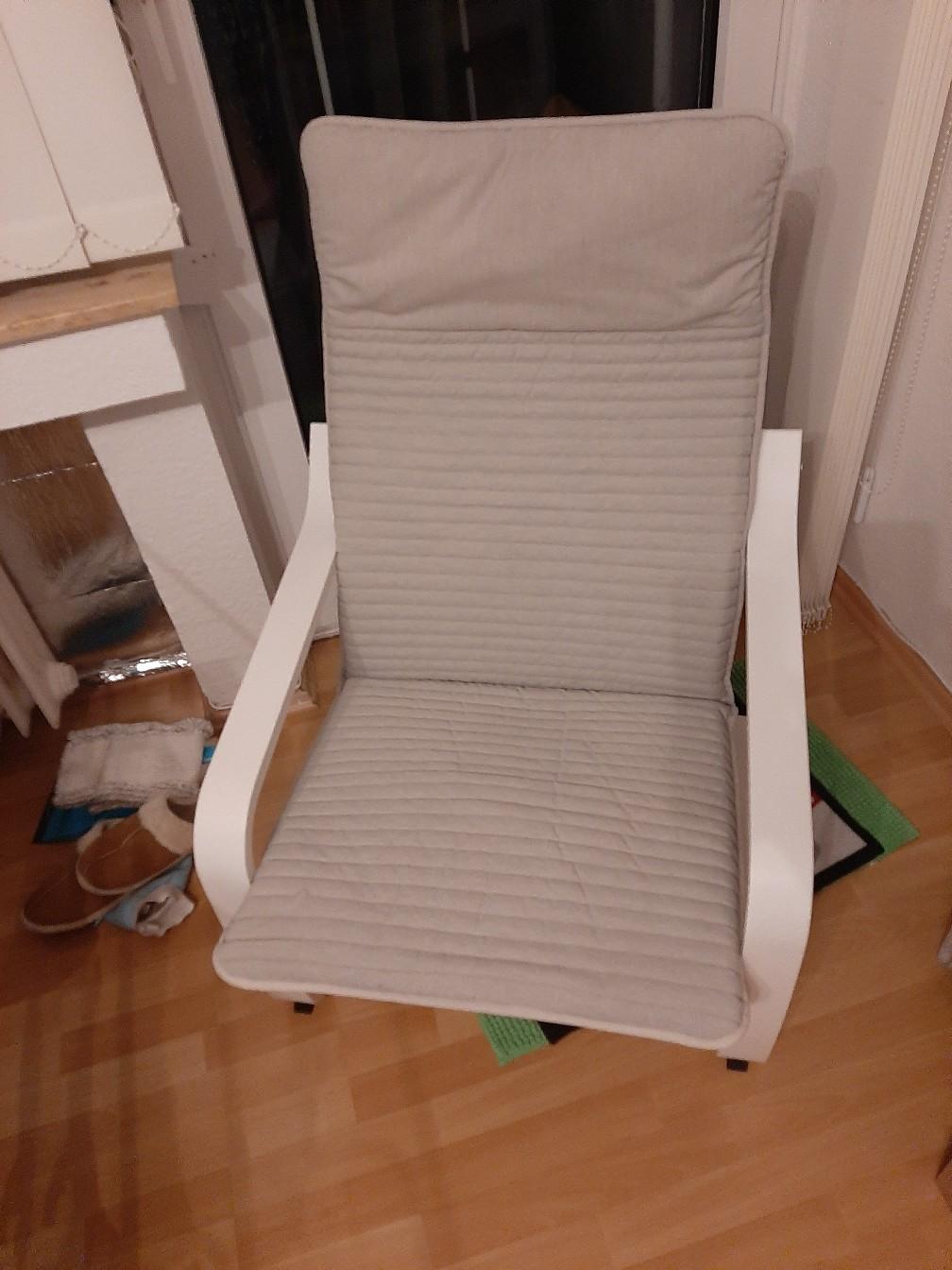 Ikea Poäng Sessel Schwingsessel weissgrau in 40880 Ratingen für € 35
