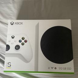 Got this Xbox Series S for Christmas Last year, however I just bought the Series X so I’m now selling it. Works perfectly, happy to show it working on collection or via video for delivery.
Still has some manufacturers warranty left on it.
Comes with original box so would be perfect as a Christmas present. Also comes with original next gen controller and all cables.
Happy to post but buyer pays postage (£10) or collection from Plymouth.