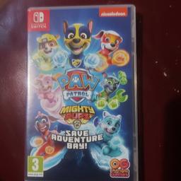 nintendo switch paw patrol mighty pups second hand very good condition £20