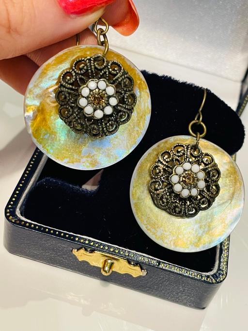 Buy & Sell North West London Colindale - North West London - Photos for Oyster Shell Opal Statement Boho Earrings