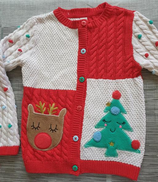 Buy & Sell West Midlands Solihull - Photos for Tu Xmas Christmas Cardigan 5/6yr 26
