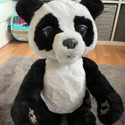 FurReal plum, the curious panda cub.

In good condition plays peekaboo, likes tummy being tickled, fur brushed and drinking milk.
Also goes into sleep mode.

Collection Ws12 or will post if postage is covered 

Please bare in mind postage may vary due to the weight and size of this item