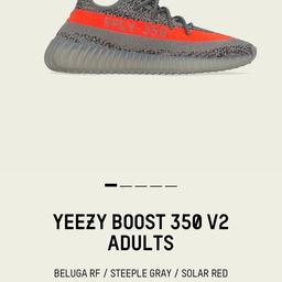 Yeezy boost 350 v2
Brand. We
Won raffle will dispatch soon as received.
Size uk 11
Says to go half size up so will fit size 10 or 10 1/2
Feel free to message with questions
Open to offers