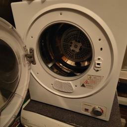 3kg tumble dryer
Hardly used
Comes. With condenser box to make it so ya don't have it vented
Collection only will accept offers but do want close to asking